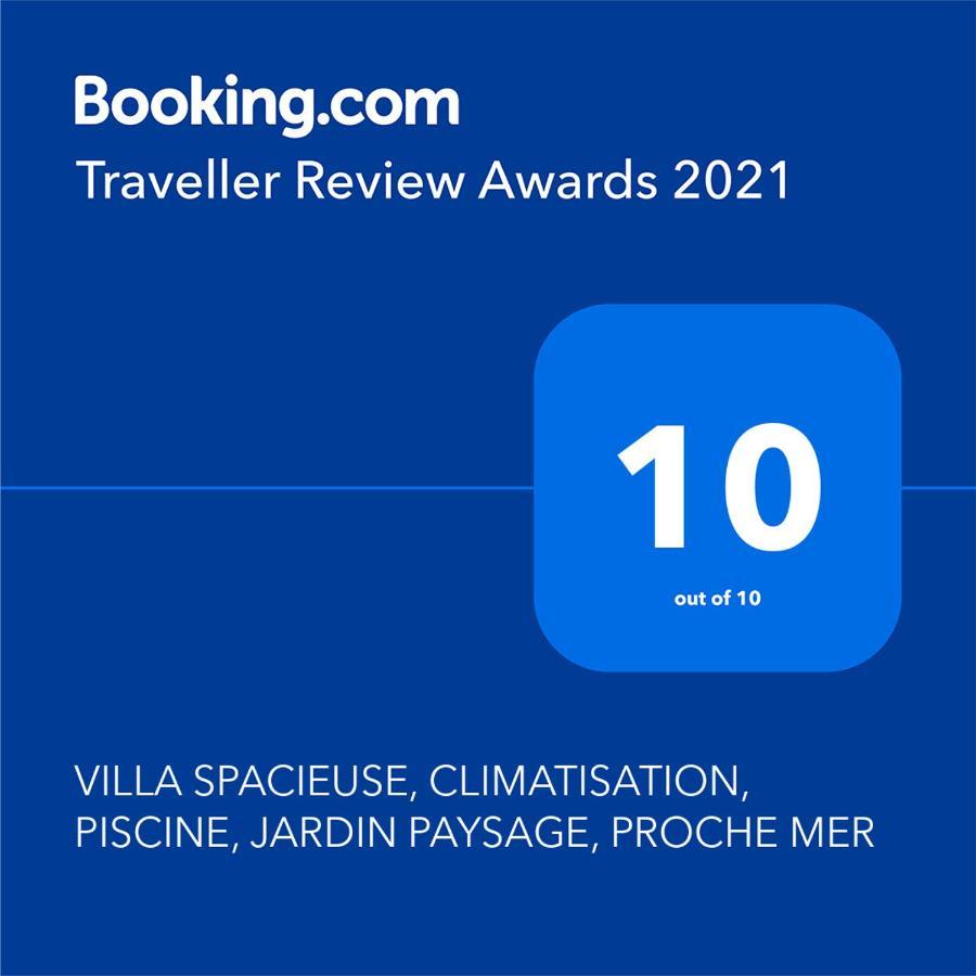 Villa Spacieuse, Climatisation, Piscine, Jardin Paysage, Proche Mer Saint-Cyr-sur-Mer Exteriör bild