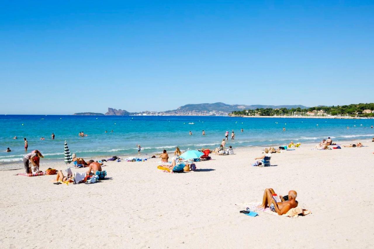 Villa Spacieuse, Climatisation, Piscine, Jardin Paysage, Proche Mer Saint-Cyr-sur-Mer Exteriör bild